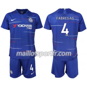 Maillot de Foot Chelsea FABREGAS 4 Enfant Domicile 2018/19